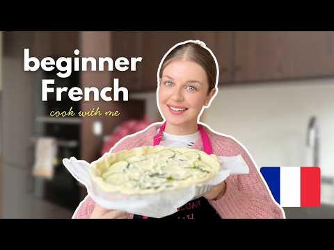 French for beginners: I speak ONLY French while cooking! 🇫🇷 — YouTube thumbnail